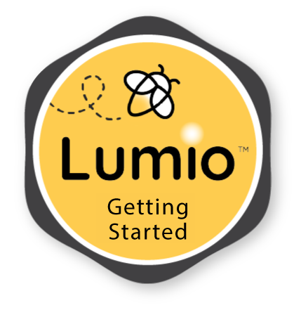 Lumio getting started badge (1)